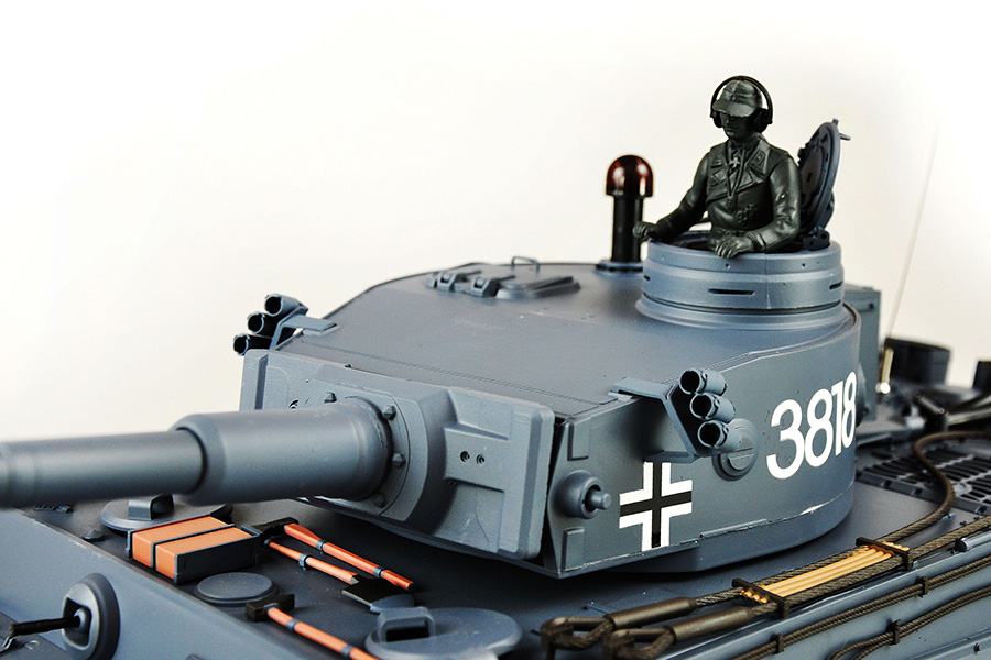 Thumbnail 740 f�r Radiostyrd stridsvagn - 1:16 - Tiger I Met. upg. - 2,4Ghz - BB IR - RTR