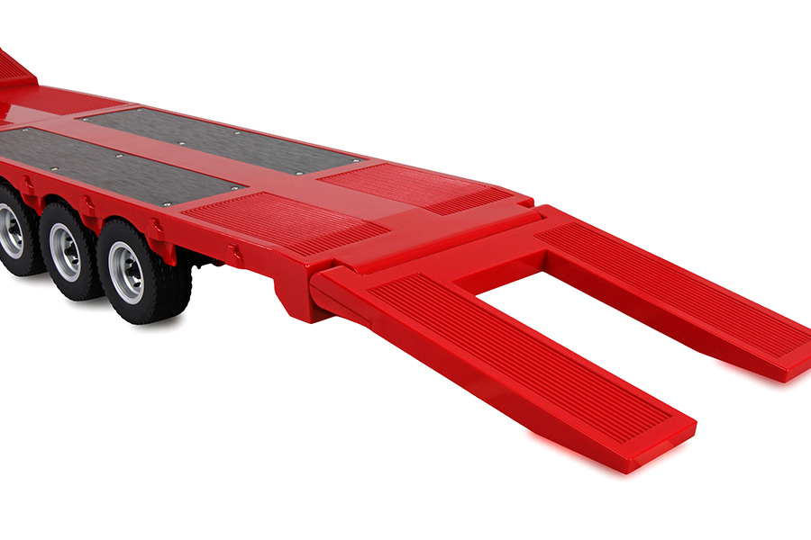 Thumbnail 740 f�r L&aring;glastande semitrailer treaxlad passande Scania 770 R&ouml;d - 1:18 - RTR