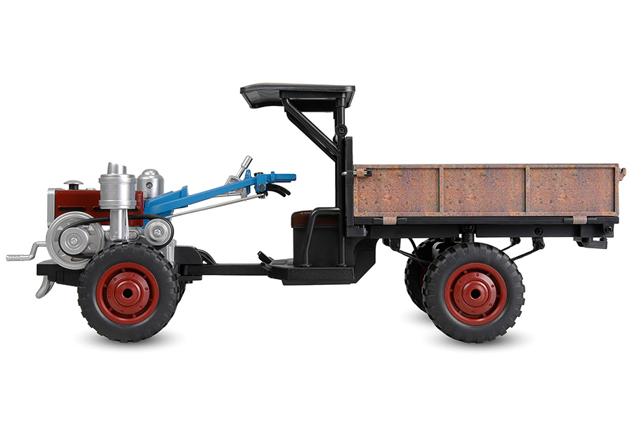 Thumbnail 740 f�r Radiostyrd Traktor - Retro Traktor m. R&ouml;k o Ljus - 1:12 - RTR
