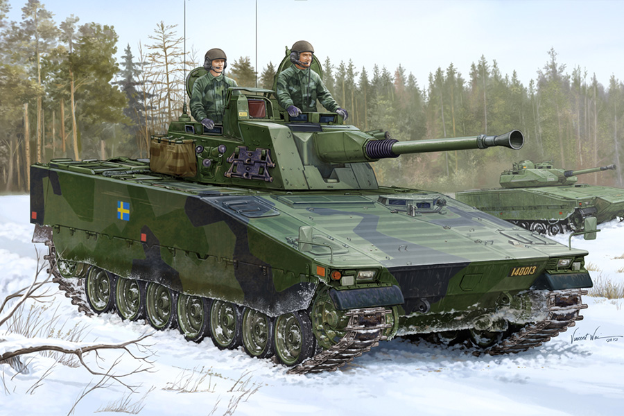 Bild p� Byggsats Stridsvagn - Sweden CV90-40 IFV - 1:35