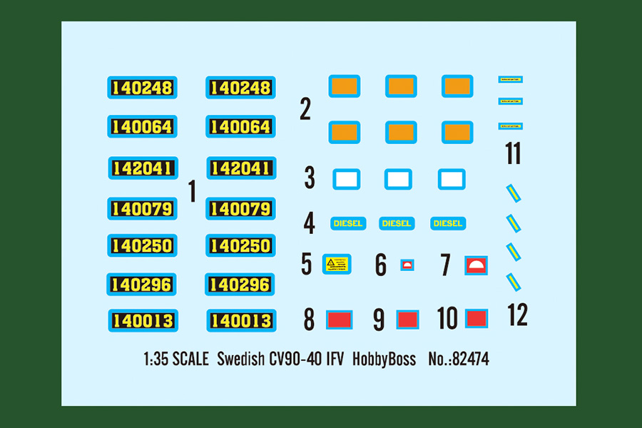 Thumbnail 659 f�r Byggsats Stridsvagn - Sweden CV90-40 IFV - 1:35