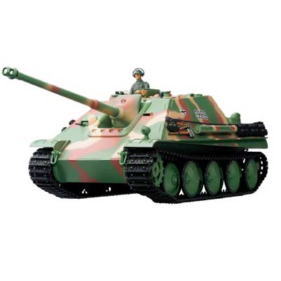 RC stridsvagn - V6 ny - 1:16 - Jagdpanther Cammo METALL Upg. - 2,4Ghz - RTR