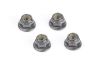 Flanged Lock Nut M3 (4pcs)