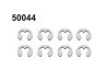 50044 E-clip 8 mm 8 pack